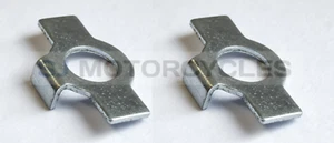 BSA BANTAM SELECTOR BOLT LOCK WASHERS QUADRANT PAIR 90-1642 UK MADE D1 D3 D5 D7 - Picture 1 of 7