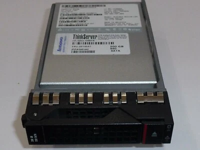 Lenovo ThinkServer 03T6537 200GB SSD SATA Drive 0A89418 0A91442 03X3859 0C48924 - Image 1 of 4