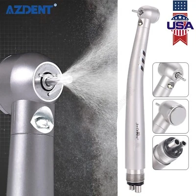 JOY DENTAL Dental E-generator Fiber Optic LED High Speed Handpiece Torque 3 Spray 4 Hole US