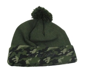 GORRO DE MEDIAS/SOMBRERO OSFM CCM HOCKEY SENIOR/ADULTO CAMUFLAJE EJÉRCITO VERDE/NEGRO TEJIDO POM - Imagen 1 de 3