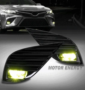 Luces antiniebla LED amarillas para Toyota Camry SE XSE 18-20 con bisel + interruptor LH + RH - Imagen 1 de 11