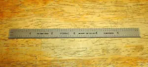 Fowler 52-380-020 6" Maschinist Lineal / Lineal Made in U.S.A. - Bild 1 von 5