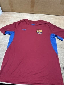 Men’s FCB Barcelona Moisture Wicking Soccer Jersey Maroon Size Medium - Picture 1 of 5