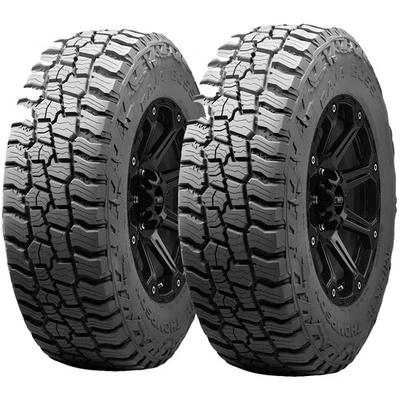 (QTY 2) LT315/70R17 Mickey Thompson Baja Boss A/T 121/118Q LRE Black Wall Tires - Image 1 of 4