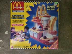 NIB VINTAGE 1993 MCDONALD'S HAPPY MEAL MAGIC HAMBURGER SNACK MAKER - Picture 1 of 2
