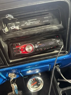 Bisel de tablero negro con CA 73-79 Ford F100 F150 F250 F350 camión, 78-79 Bronco Foto 1 de 4