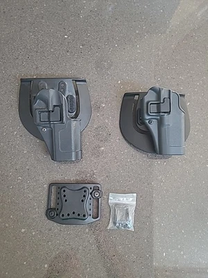 2 X Blackhawk Close Quarters Concealment CQC Holster Right Hand Black 2100270  - Image 1 of 4