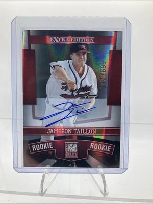2010 DONRUSS ELITE RC JAMESON TAILLON AUTO SIGNED #D/699 PITTSBURGH PIRATES - Image 1 of 4