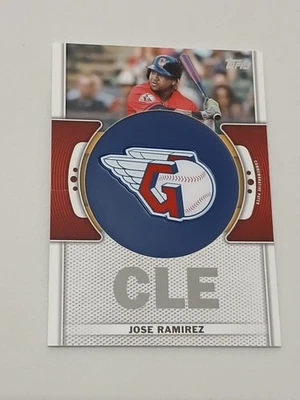 Jose Ramirez Cleveland Guardians 2023 Topps Patch Relic Card #TLP-JRA - Image 1 of 2