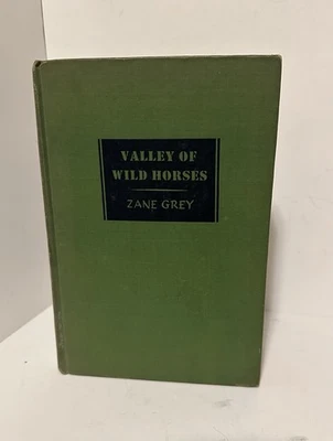Vintage First Edition 1927 Valley Of Wild Horses By Zane Grey, Curtis Publishing - Image 1 of 4