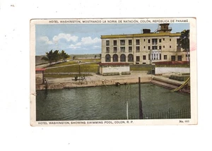 Colon, Panama Hotel Washington & Swimming Pool 1920s - Picture 1 of 2
