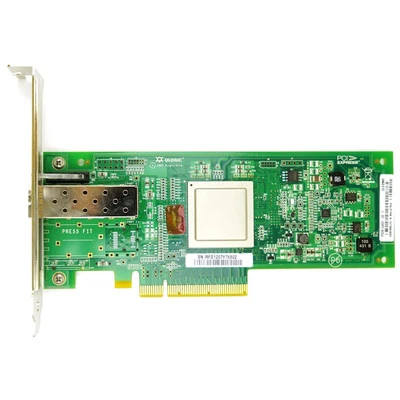 Qlogic QLE2560 Single Port SFP+ - 8Gbps Full Height PCIe-x8 HBA Card - Image 1 of 2