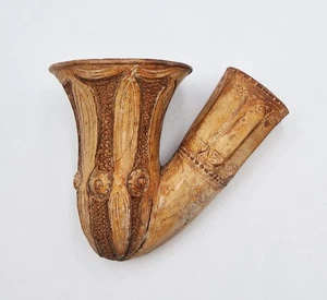 OSMAN TURKISH EMPIRE TOPHANE POTTERY SMOKING PIPE BOWL 19. Jahrhundert - Bild 1 von 7