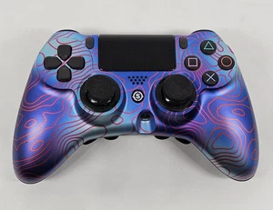 Scuf Impact PS4 Controller Rot Blau SG402-02 Beschreibung lesen - Bild 1 von 3