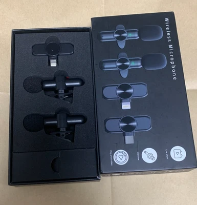 Wireless Microphone Kabelloses Lavalier-Mikrofon Wireless Mini Ansteckmikrofon - Bild 1 von 4