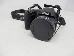 Cámara digital Nikon Coolpix L810 16,1 MP negra funciona con baterías probadas - Imagen 1 de 6