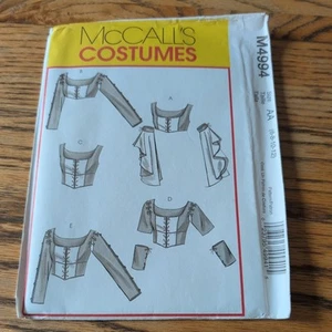 McCall Renaissance tops costume M4994 Size 6-12 Ladies Tops 5 Styles bodis sleev - Picture 1 of 7