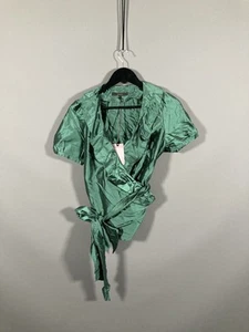 COAST SILK Top - Size UK12 - Green - New With Tags - Women’s - Picture 1 of 4