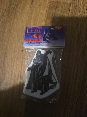 Rare Vintage Star Wars HCF Darth Vader 1983 Sealed Eraser Rubber Mint condition. - Image 1 of 4