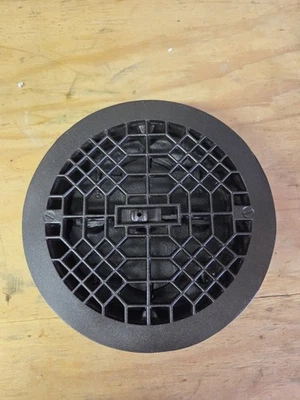 Ventilación de registro de rejilla de pared de piso redondo de hierro fundido  Foto 1 de 4