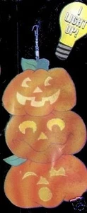 "NCE" PUMPKIN FAMILY LIGHTED PUFFY TIZZIES - Picture 1 of 1