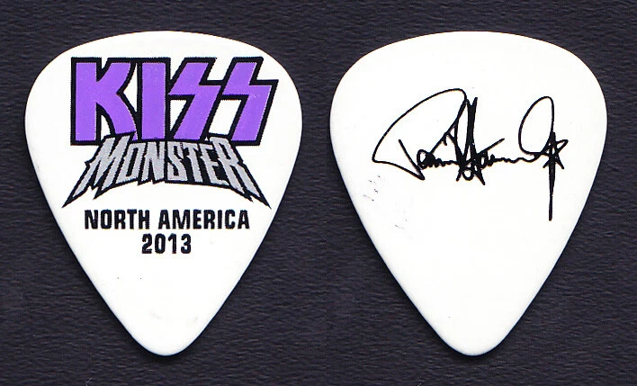 KISS Paul Stanley Signature White Guitar Pick - 2013 Monster North America Tour - Image 1 of 1