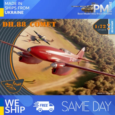 Clear Prop 72019 1/72 DH.88 Comet Plastic model aircraft - Image 1 of 4