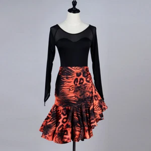 NEU Latino Salsa Tango Samba Kleid tanzkleid latein Latin Dress top & Rock#F270 - Bild 1 von 7