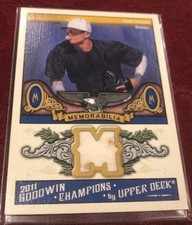 Manny Machado 2011 Upper Deck Goodwin Champions Dirty RELIC, San Diego Padres