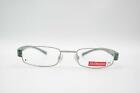 Vintage Kappa 9806 Silber Grn Eckig Brille Brillengestell eyeglasses NOS
