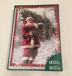Santa Christmas cards