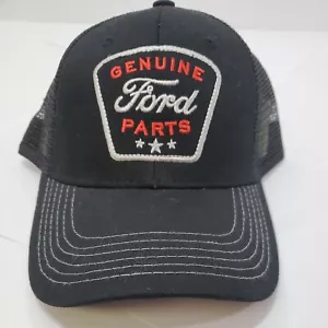 Genuine Ford Parts Trucker Hat One Size Adjustable Snapback Black Mesh NWT New - Picture 1 of 5