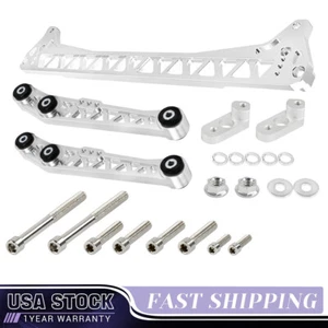 Subframe Brace and Rear Lower Control Arm Set for 94-01 Acura Integra / 92-95 Ho - Picture 1 of 9