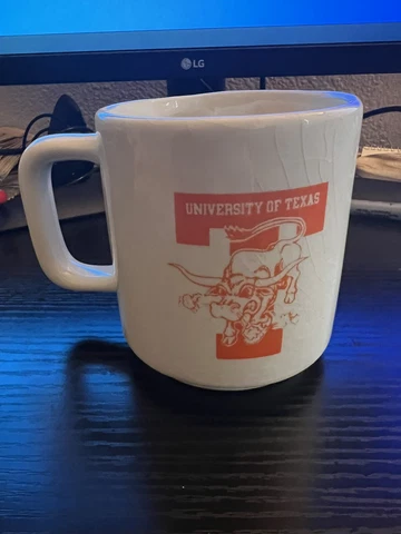 Vintage Texas Longhorns Coffee Mug University Of Texas UT Cover