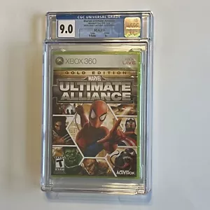 BRAND NEW Marvel: Ultimate Alliance Gold Edition CGC 9.0 A+ Xbox 360 - Picture 1 of 12