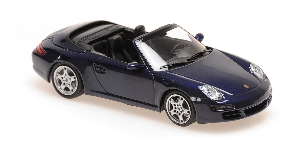 1 43 MINICHAMPS Porsche 911 Carrera S Cabriolet Blue Metallic 2005 940063030