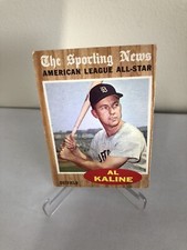 1962 Topps  #470 Al Kaline The Sporting News All Star Detroit Tigers HOF