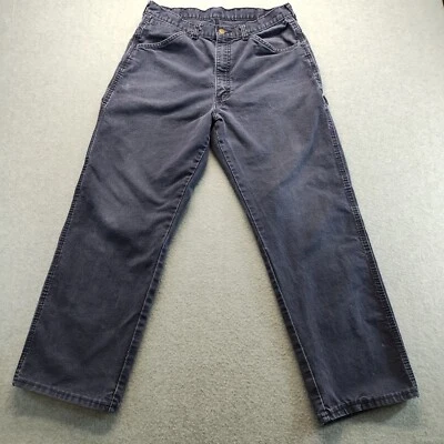 Мужские джинсы Bulwark серые размер 34X37U FR огнестойкие плотник 28,5 дюйма джинсовая ткань - Изображение 1 из 4