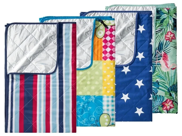 Crivit Picknickdecke Campingdecke Picknick Decke Reisedecke Matte 127 x 168 cm