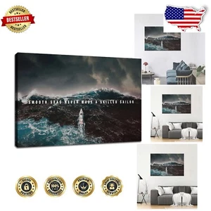 Inspire with Dream Big Canvas Art 24x36” - Uplifting Quote for Modern Spaces - Picture 1 of 8