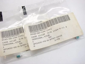(2) Military Surplus Winchester Electronics 1624-5-11.2 Terminal Studs T35 - Picture 1 of 2