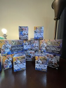 NFL 2023 Panini Select Draft Pick Football Trading Card Mega Box unopened