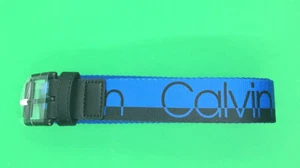 Calvin Klein Big Boys Logo Flat-Strap Belt M 10/12 - Picture 1 of 2