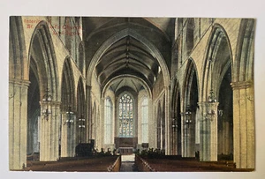 Vintage Postcard St. Michael's Catholic Church Linlithgow Scotland Interior - Picture 1 of 6