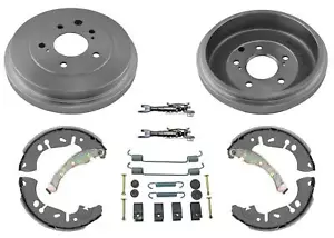 Rear Drums Brake Shoes & Spring Kit For Nissan Sentra 13-22 REF 432063SG0C - Picture 1 of 6