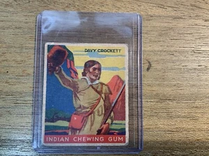1933 Goudey Indian Gum #52 Davy Crockett - Picture 1 of 2