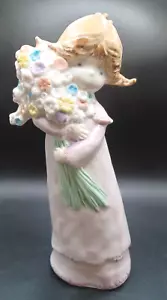 Kinka Girl Spring Figurine Bouquet 1988 Wishing you Cloudless Skies 117471 - Bild 1 von 8
