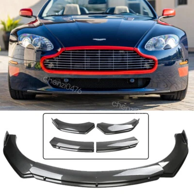 For Aston Martin V8 Carbon Fiber Style Front Bumper Lip Splitter Body Kit - Изображение 1 из 4