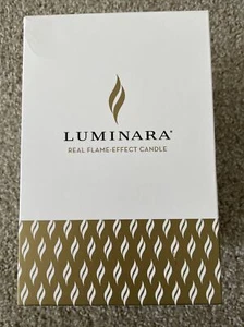 Luminara Fall Glass Pumpkin Ornament Flameless Votive Candle w Remote & Box NEW - Picture 1 of 10
