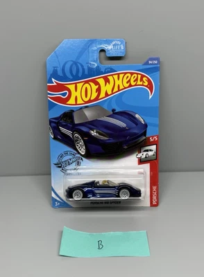 2020 HOT WHEELS D CASE - PORSCHE 918 SPYDER # 94/250 SUPER TREASURE HUNT B - Image 1 of 4